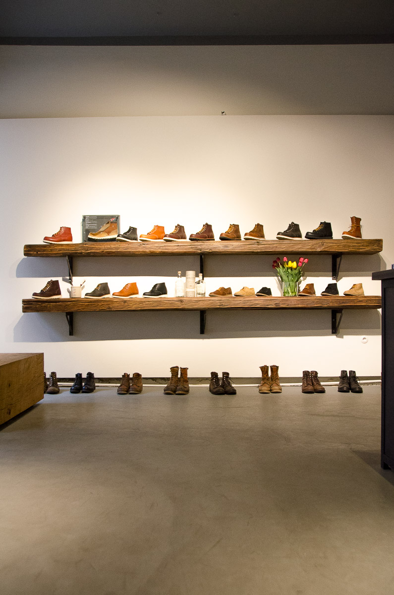 Industrieboden Boden Red Wing Shop Vienna